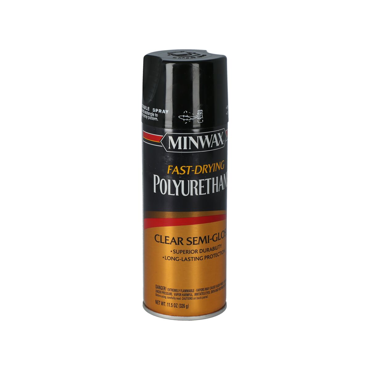 Minwax FastDrying Polyurethane SemiGloss Spray Paint Clear 11.5oz